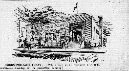 Artist's rendering of the Marcelina Avenue post office building in Torrance. (Photo: Historical Newspaper Archives, Torrance Public Library)