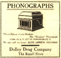 Dolley Drug ad from The Torrance News, Oct. 25, 1913. (Credit: Torrance Newspaper Archives database, Torrance Public Library)