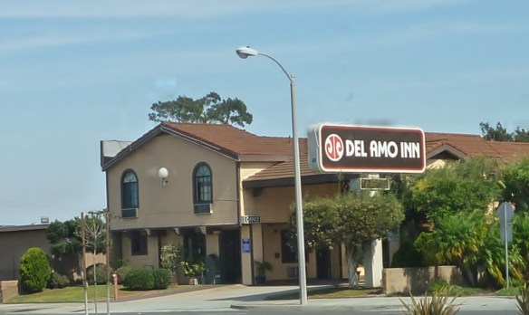 The Del Amo Inn on Hawthorne Boulevard in Torrance, one of the many businesses bearing the name. (October 2015 Daily Breeze photo)