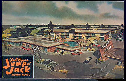Undated postcard shows a different view of the Jump 'N Jack complex.