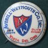 Button from the early 1920s promotes the Averill-Weymouth Co., and its Vista del Oro development.