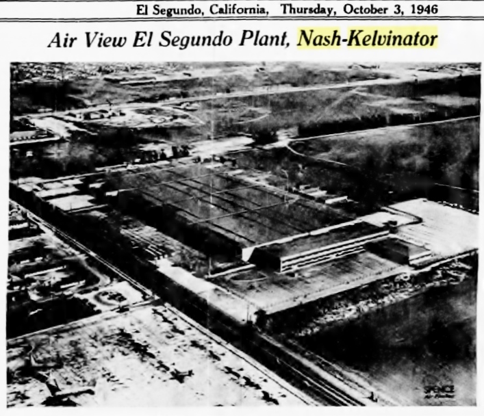 El Segundo Herald, Oct. 3, 1946, Page 1. (Credit: El Segundo Herald archive database, El Segundo Public Library)