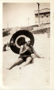 Willa Bruce at Bruce's Beach. Undated 1920s file photo.