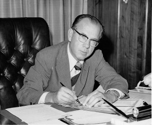 The late Los Angeles County Supervisor Kenneth Hahn. 1974 Daily Breeze file photo.