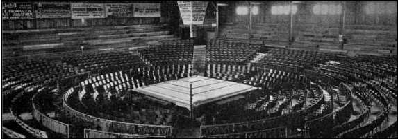The interior of the original Wilmington Bowl venue in 1925. (Photo credit: WhatWasThere website)
