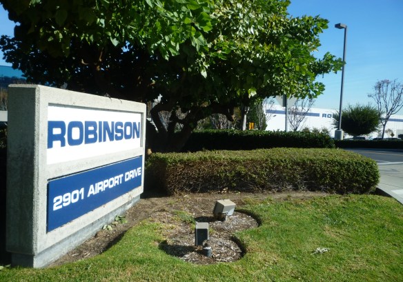 Robinson Helicopter plant at the Torrance Municipal Airport. (November 2010 Daily Breeze photo)