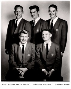 Paul Revere and the Raiders Gardena Records publicity photo, ca. 1960. Photo courtesy Mike Vegh.