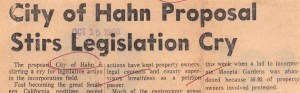Daily Breeze clipping, Oct. 15, 1960.
