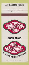 Matchbook cover from the Redondo Beach Red Onion.
