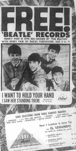Jerry's Shoes ad in the Daily Breeze, March 19,1964, Page 17.