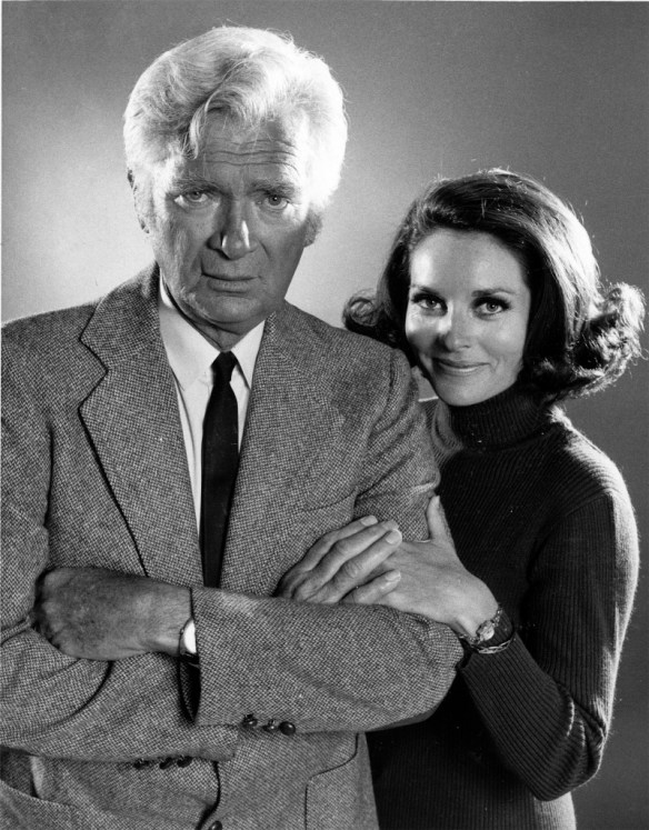 Buddy Ebsen and Lee Meriweather from Barnaby Jones TV series. (AP photo)