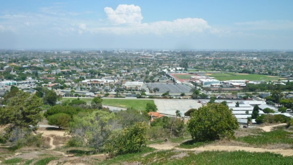 Torrance, viewed from Los Arboles "Rocketship" Park. (July 2015 Daily Breeze photo)