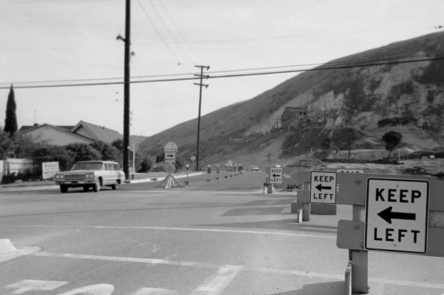 Hawthorne Boulevard extension looking south from Newton Street, Nov. 9, 1965. Daily Breeze file photo.