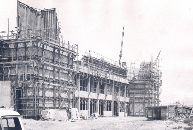 The courthouse in Torrance begins to take shape in this Daily Breeze file photo from Aug. 9, 1965.