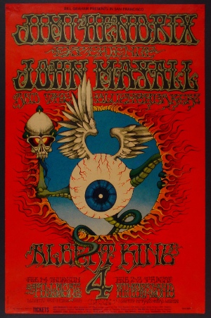 Rick Griffin's "flying eyeball" poster.