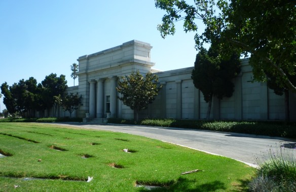 The Inglewood Mausoleum, built in 1913, was the first mausoleum at Inglewood Park Cemetery. (July 2014 Daily Breeze photo)