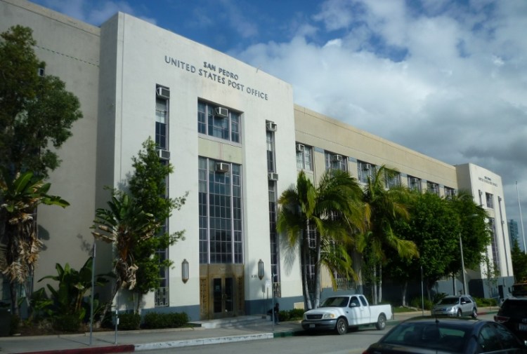 The U.S. Post Office in San Pedro opened in 1936. (May 2015 Daily Breeze file photo)