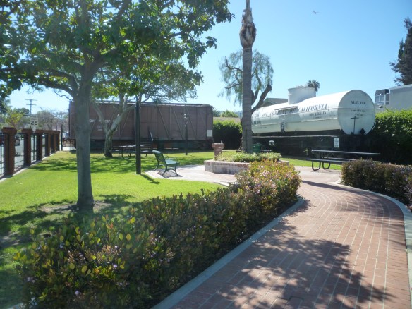 The Museum Annex across 250th Street from the Lomita Railroad Museum. (March 2015 Daily Breeze photo)