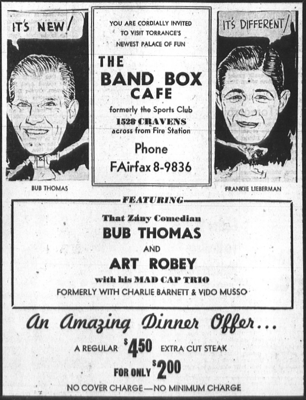Torrance Herald, April 1, 1954. (Torrance Newspaper Archives database, Torrance Public Library)