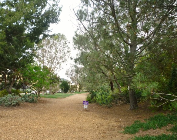 The southern terminus of the Hermosa Valley Greenbelt, just north of Herondo Street. (June 2015 Daily Breeze photo)