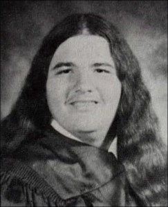 D. Boon's senior high school yearbook photo. San Pedro High School, 1976.