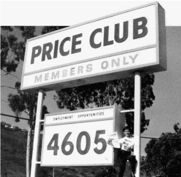 The first Price Club store in San Diego was located in a warehouse once owned by Howard Hughes. It's still in operation as a Costco Wholesale store. (Photo courtesy website)