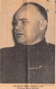 Hermosa Beach police officer Robert McCaulley. (Photo from Los Angeles Daily News, June 12, 1948.)