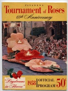 Tournament of Roses program for 1958.