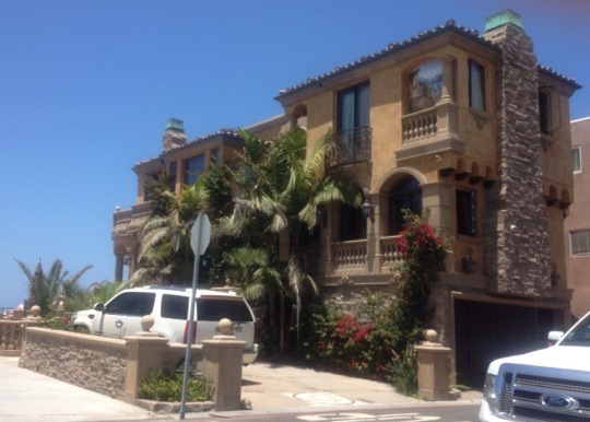 New owner William Campbell tore down the "lighthouse" house and replaced it with this Italian villa-styled home in 2004. (June 2014 Daily Breeze photo)