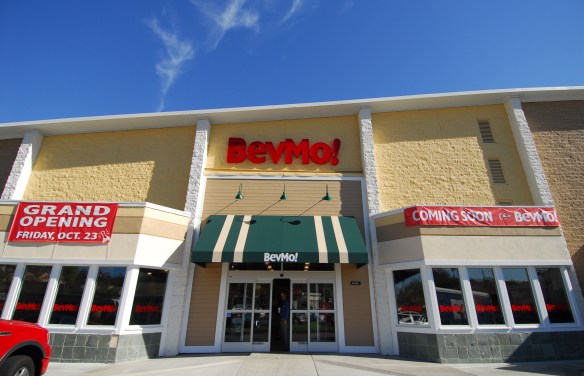 The BevMo! store partially occupies the site of the former Rolling Hills Theatre. Oct. 21, 2009 file photo. (Steve McCrank / Staff Photographer)