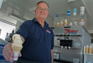 After serving up frozen treats for 35 years, Old Torrance Foster's Freeze owner Chuck Baldwin sold the franchise in 2009 and retired. Jan. 27, 2009 file photo by Daily Breeze Staff Photographer Robert Casillas.