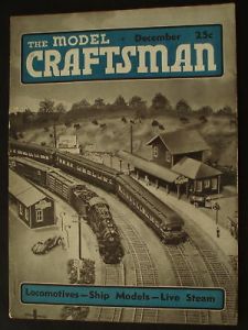 This December 1938 issue of The Model Craftsman contains one of Martin Lewis' articles on live steam locomotives.