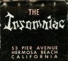 A matchbook from the Insomniac Cafe shows Lynn Jay "Tweakie" Kroeger's distinctive lettering design.