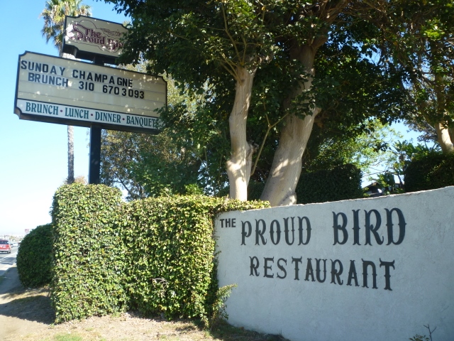 Entrance to The Proud Bird restaurant near LAX. Daily Breeze photo, Nov. 2013.