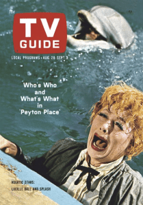 TV Guide cover taken from the "Lucy Show" episode, "Lucy at Marineland."