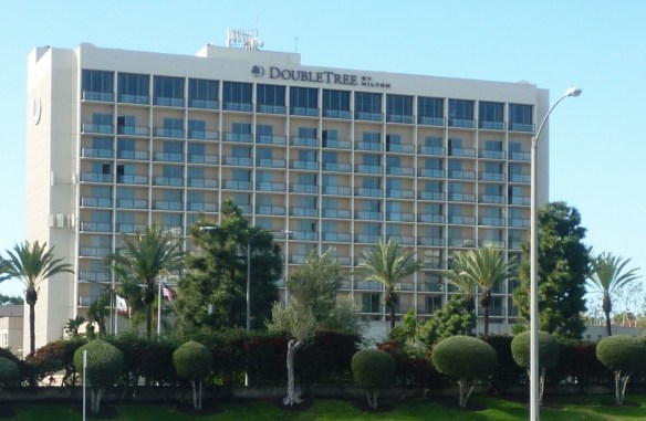 The Doubletree Hotel on Hawthorne Boulevard in Torrance. (December 2016 Daily Breeze photo)