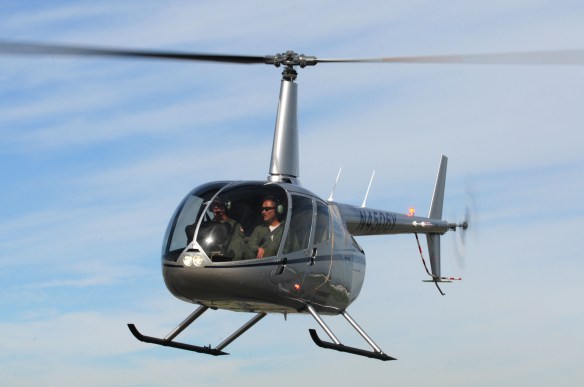 Robinson Helicopter Company in Torrance received certification from the FAA in 2010 for the turbine-powered R66. Test pilots take on of the first production R66 helicopters for a test flight. The helicopters are completely manufactured in Torrance and the company is the single largest private employer in the city. Oct. 29, 2010. (Daily Breeze photo by Steve McCrank / Staff Photographer)